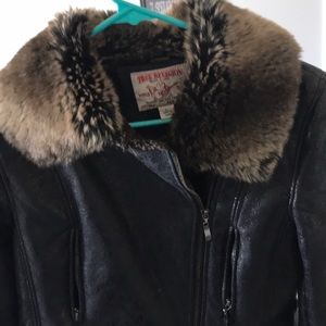 Large True Religion bomber jacket